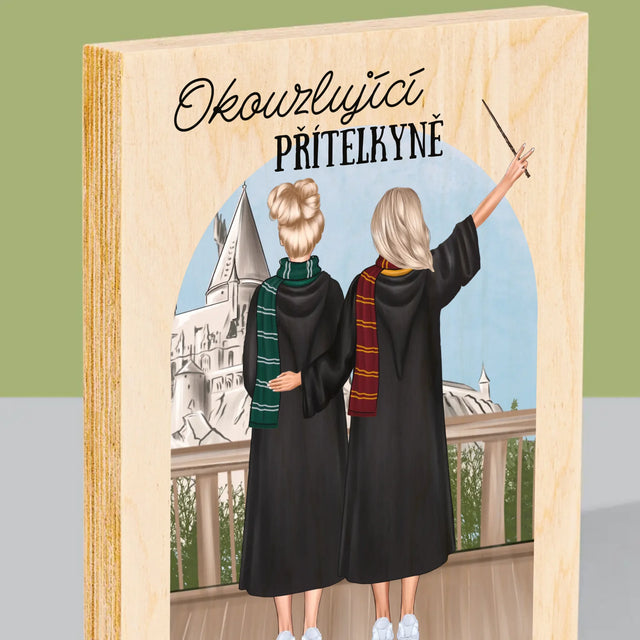 Designér Postav: Okouzlující Přítelkyně - Tisk Na Dřevo