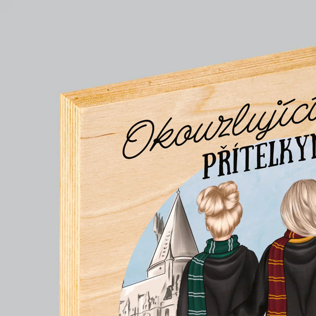 Designér Postav: Okouzlující Přítelkyně - Tisk Na Dřevo