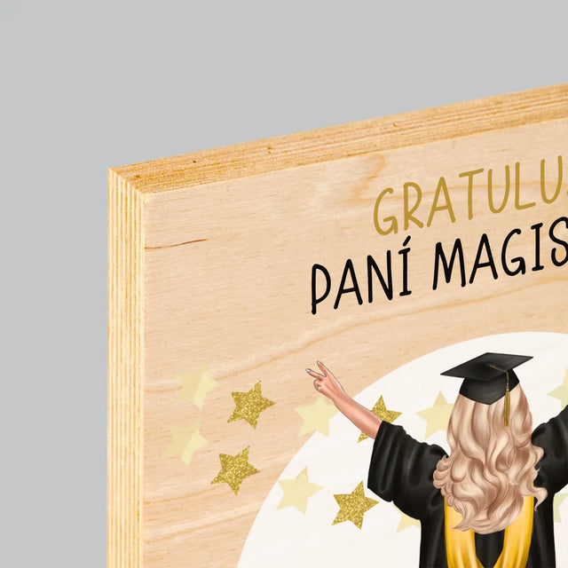 Designér Postav: Jsi Magistra - Tisk Na Dřevo