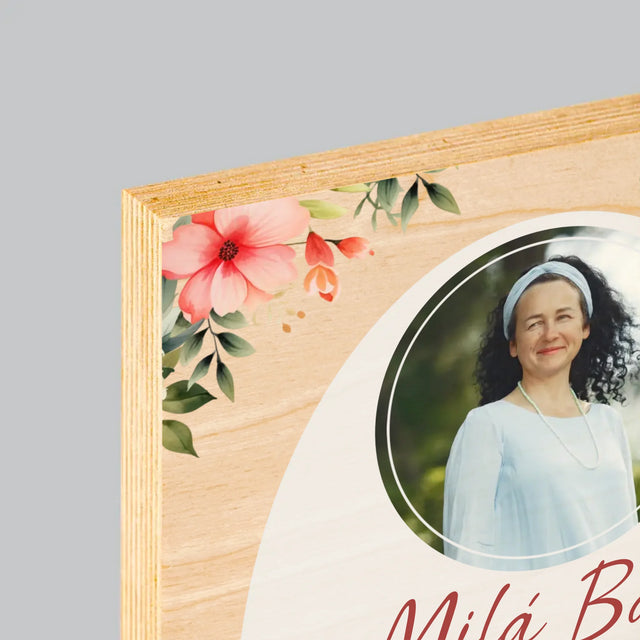 Fotka A Textem: Krásný Důchod - Tisk Na Dřevo