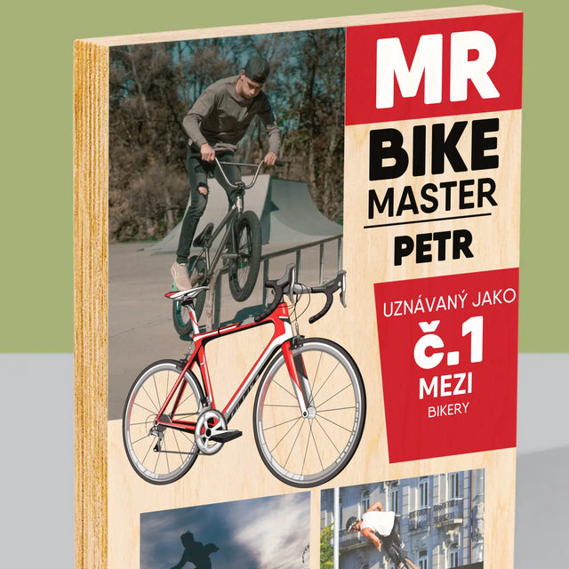 Obálka Časopisu: Mr Bike Master - Tisk Na Dřevo