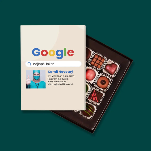 Fotka A Textem: Nejlepší Lékař Výsledek Google - Pralinky