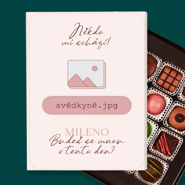 Jméno A Nápis: Někdo Mi Schází Svědkyně - Pralinky