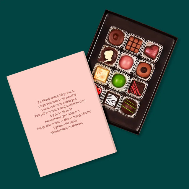 Jméno A Nápis: Bez Tebe Nejdu - Pralinky