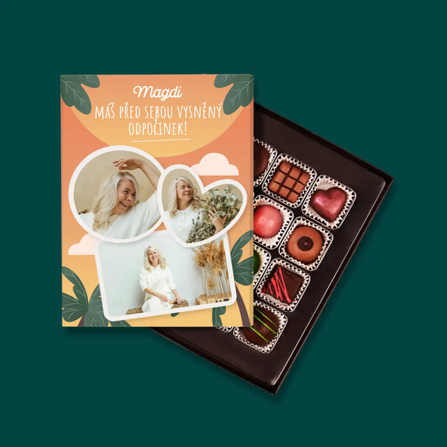 Fotokoláž: Vysněný Odpočinek - Pralinky