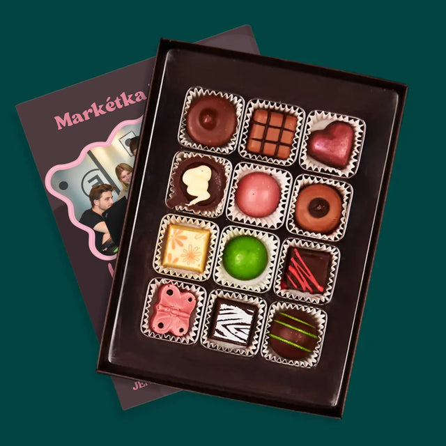 Fotokoláž: Nejlepší Šéfová - Pralinky