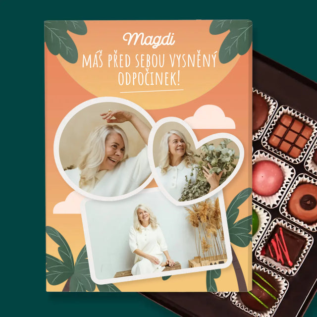 Fotokoláž: Vysněný Odpočinek - Pralinky