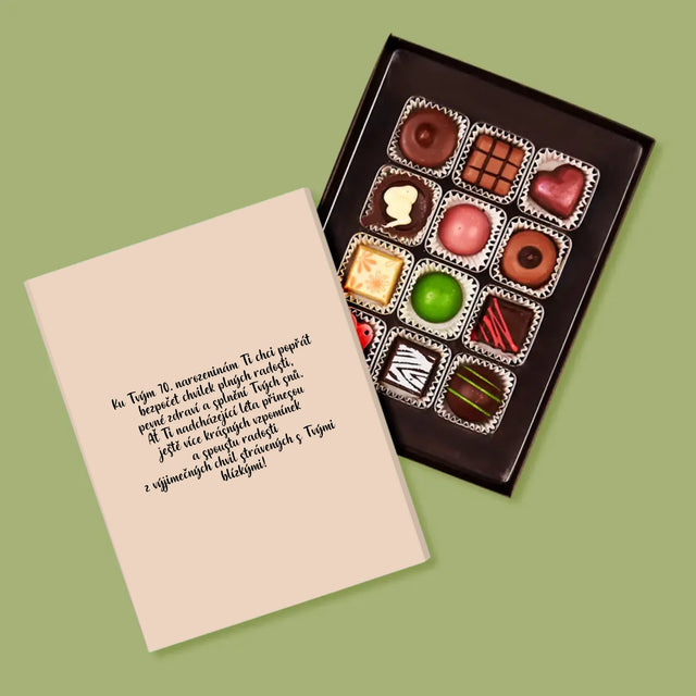 Jméno A Nápis: Šťastný Důchod - Pralinky