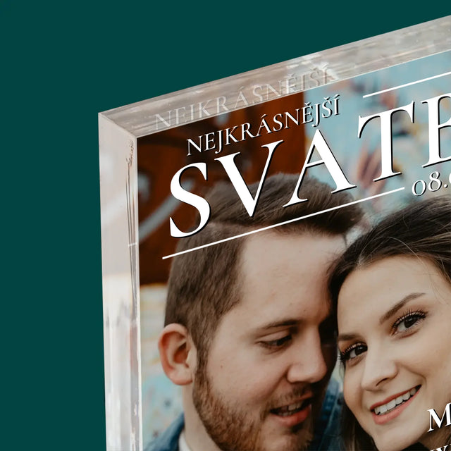 Obálka Časopisu: Nejkrásnější Svatba - Akrylový Blok