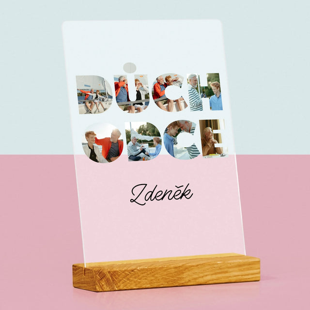 Slovo Z Fotek: Důchodce - Tisk Na Akrylovém Skle