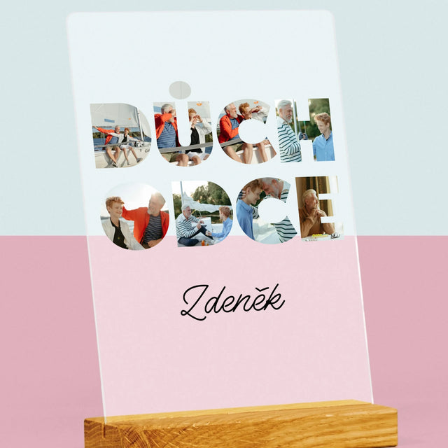 Slovo Z Fotek: Důchodce - Tisk Na Akrylovém Skle