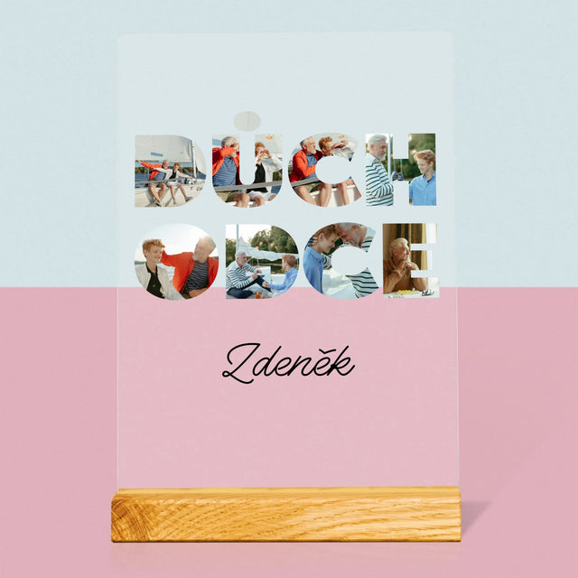 Slovo Z Fotek: Důchodce - Tisk Na Akrylovém Skle