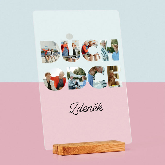 Slovo Z Fotek: Důchodce - Tisk Na Akrylovém Skle