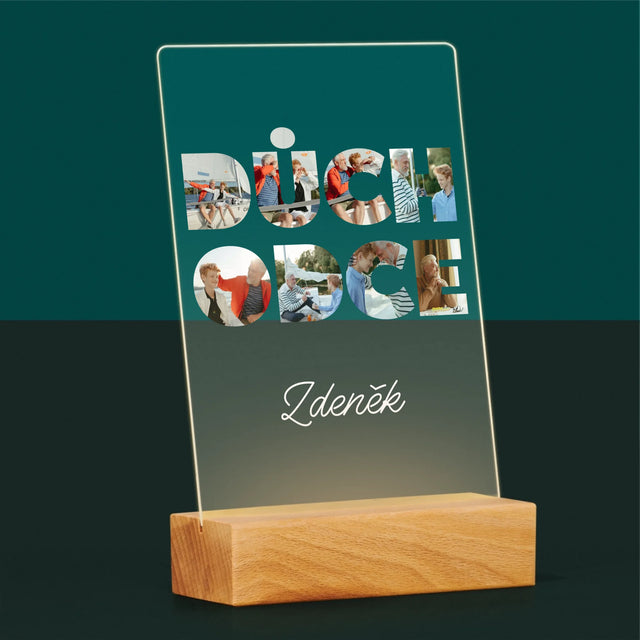 Slovo Z Fotek: Důchodce - Tisk Na Akrylovém Skle