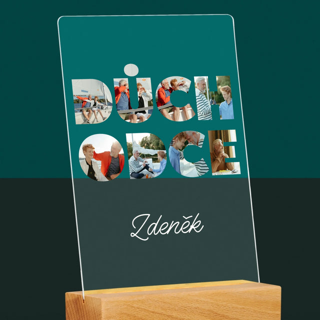 Slovo Z Fotek: Důchodce - Tisk Na Akrylovém Skle