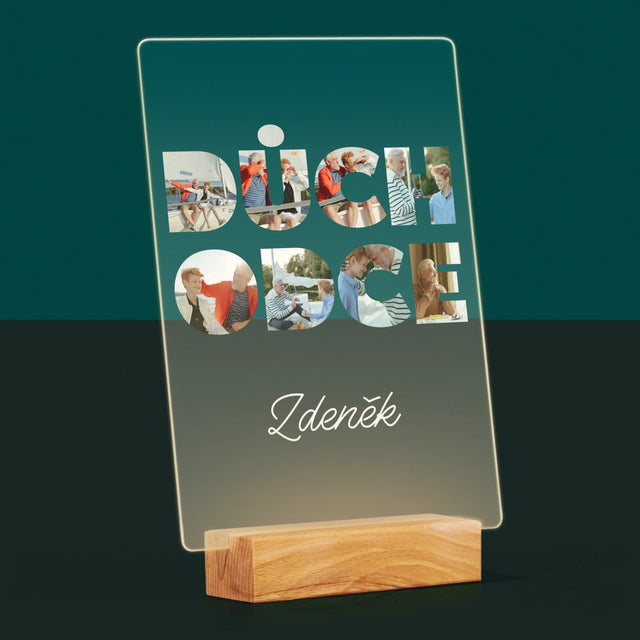 Slovo Z Fotek: Důchodce - Tisk Na Akrylovém Skle