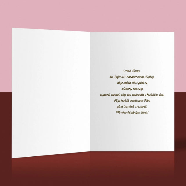 Fotokoláž: Důchod V Pestrých Barvách - Přání