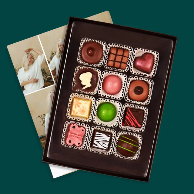 Fotokoláž: Vydařený Důchod - Pralinky