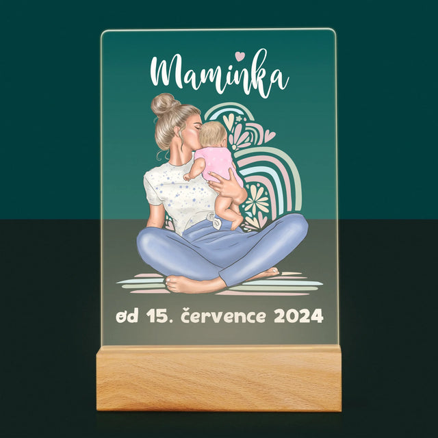 Designér Postav: Mladá Mamina - Tisk Na Akrylovém Skle