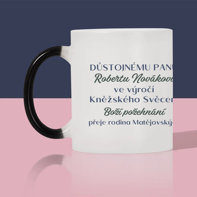 Jméno A Nápis: Výročí Kněžského Svěcení - Hrnek