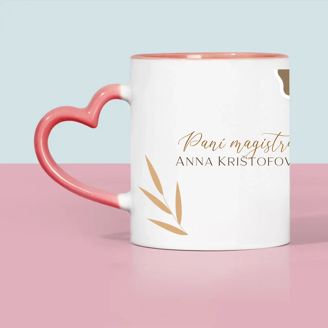 Fotokoláž: Paní Magistra - Hrnek