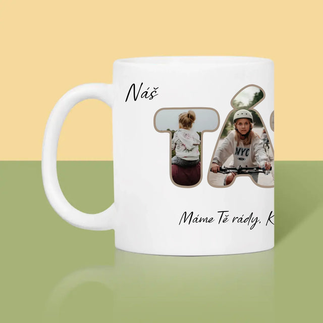 Slovo Z Fotek: Náš Táta Je Nejlepší - Hrnek