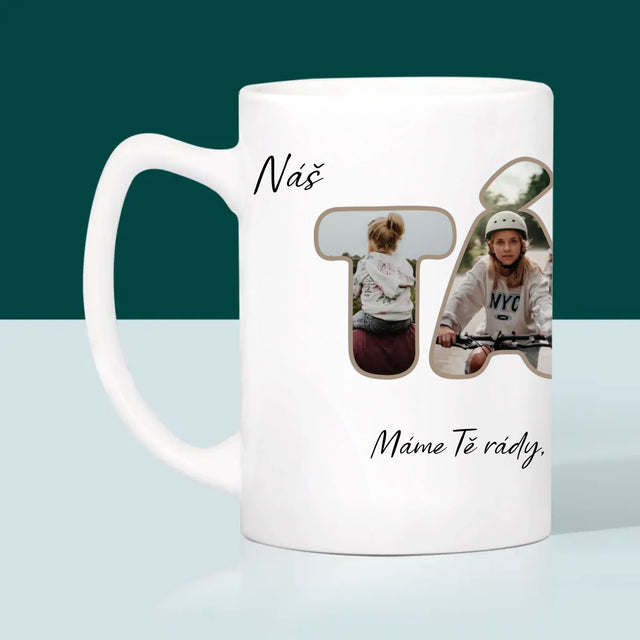 Slovo Z Fotek: Náš Táta Je Nejlepší - Hrnek