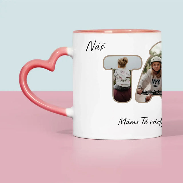 Slovo Z Fotek: Náš Táta Je Nejlepší - Hrnek