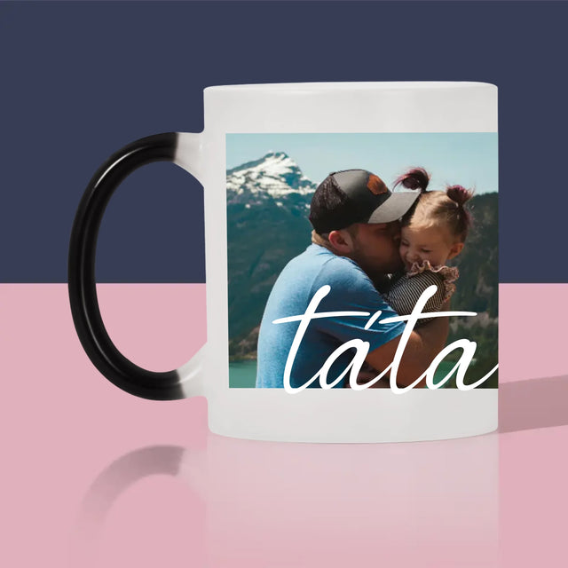 Fotka A Textem: Nenahraditelný Táta Věnování - Hrnek