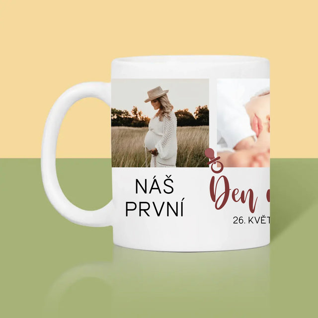Fotokoláž: Náš První Den Matek - Hrnek