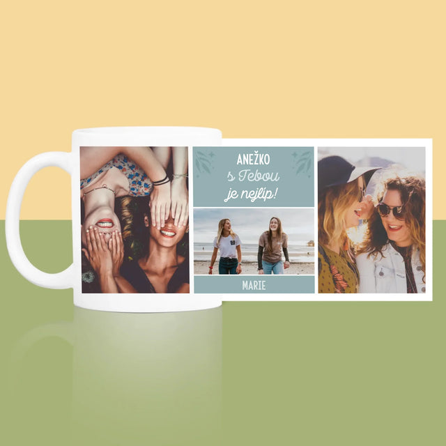 Fotokoláž: Nejlepší Kamarádky - Hrnek