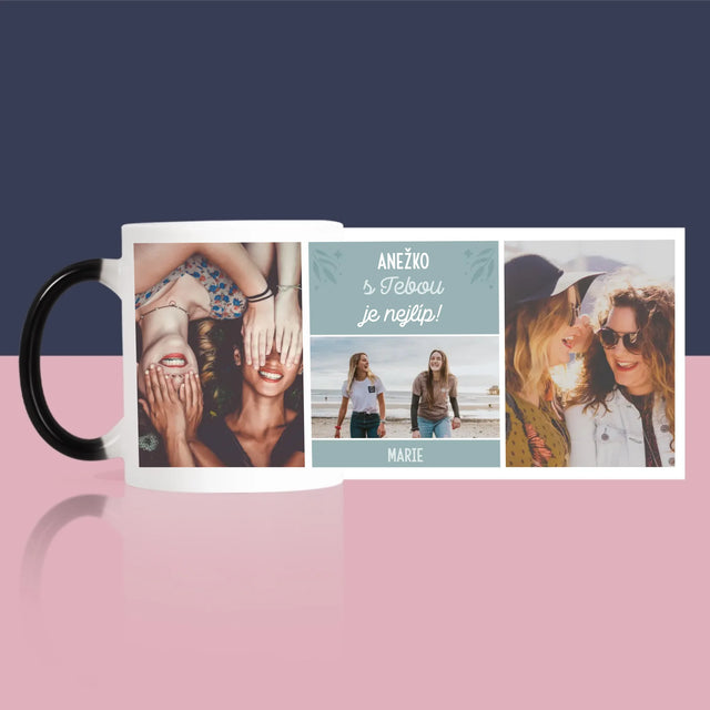 Fotokoláž: Nejlepší Kamarádky - Hrnek