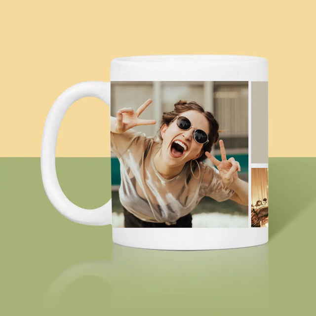 Fotokoláž: Narozeniny - Hrnek