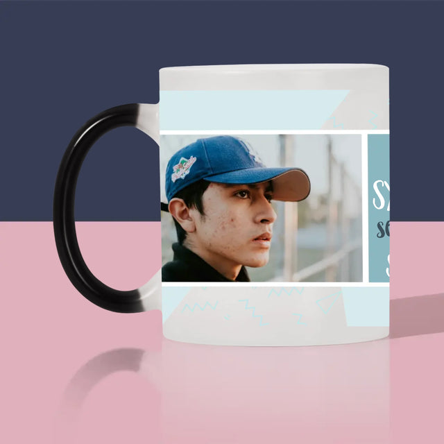 Fotokoláž: Syn Se Zlatým Srdcem - Hrnek