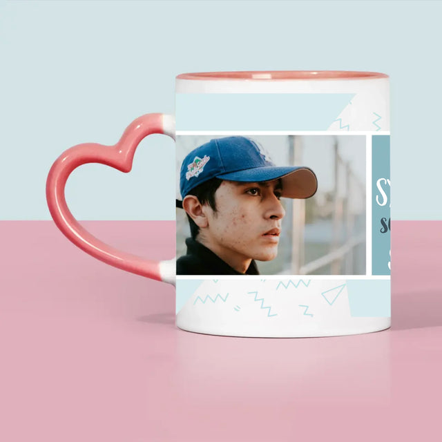 Fotokoláž: Syn Se Zlatým Srdcem - Hrnek