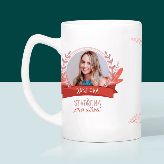 Fotka A Textem: Stvořena Pro Učení - Hrnek