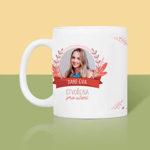 Fotka A Textem: Stvořena Pro Učení - Hrnek