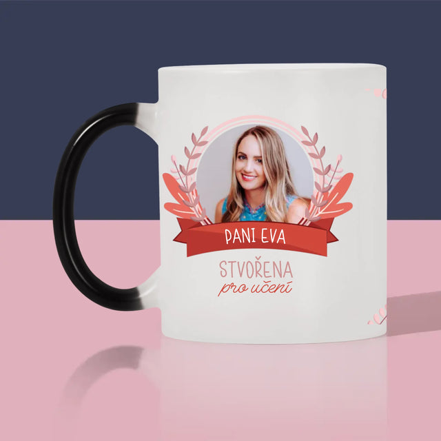 Fotka A Textem: Stvořena Pro Učení - Hrnek