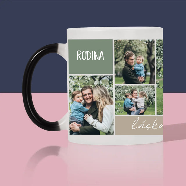 Fotokoláž: Rodinná Koláž Z Fotek - Hrnek