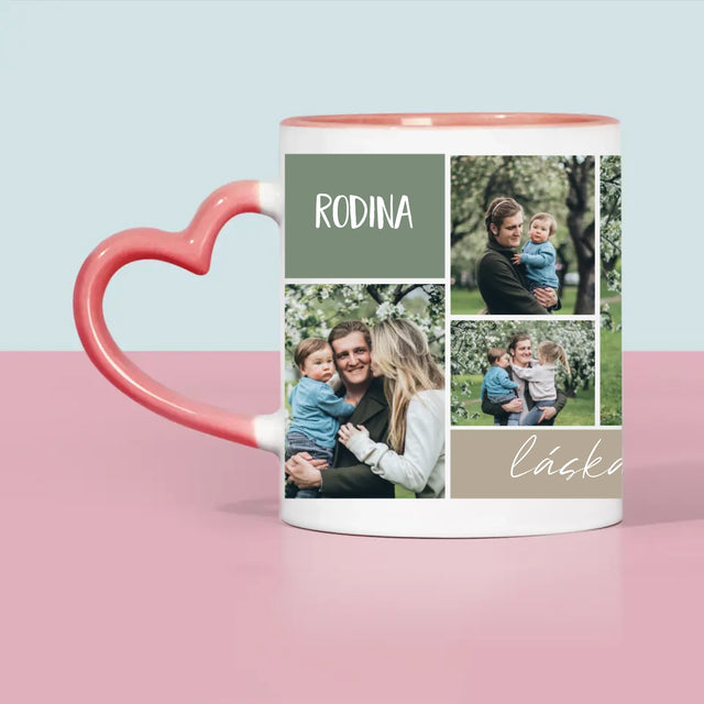 Fotokoláž: Rodinná Koláž Z Fotek - Hrnek