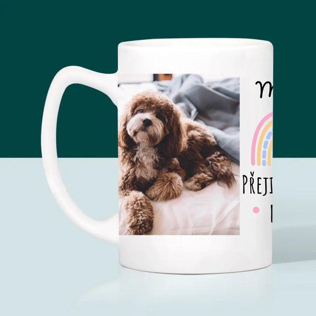 Fotokoláž: Přeji Krásný Den - Hrnek