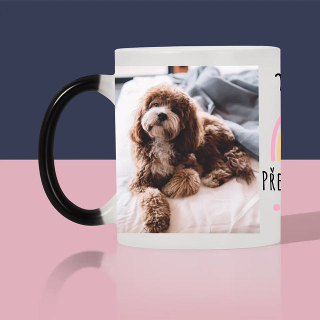 Fotokoláž: Přeji Krásný Den - Hrnek