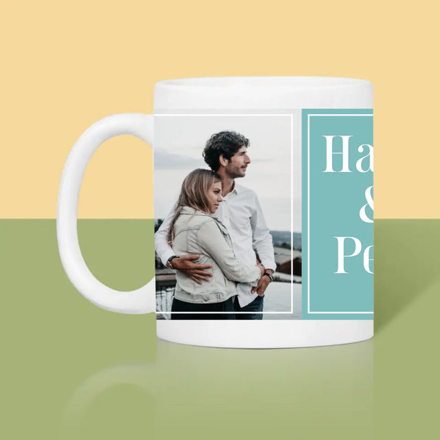 Fotokoláž: Pár Jména - Hrnek