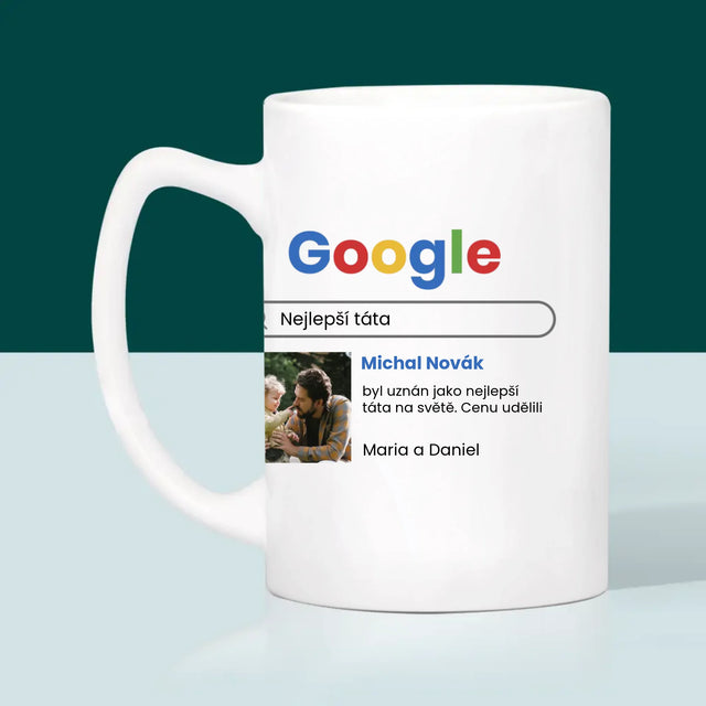 Fotka A Textem: Nejlepší Táta Google Výsledek - Hrnek