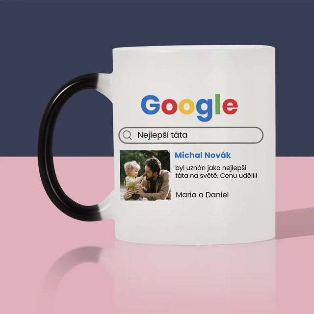 Fotka A Textem: Nejlepší Táta Google Výsledek - Hrnek