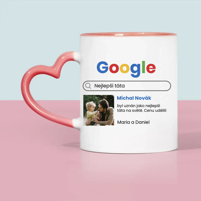 Fotka A Textem: Nejlepší Táta Google Výsledek - Hrnek