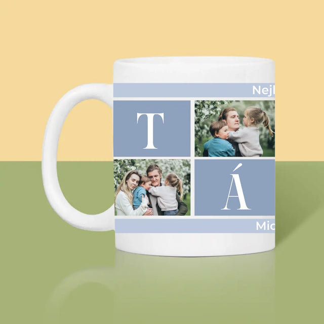Fotokoláž: Nejlepší Táta Koláž - Hrnek