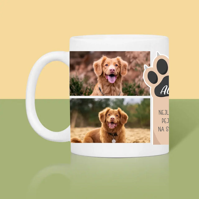 Fotokoláž: Nejlepší Pejsek - Hrnek