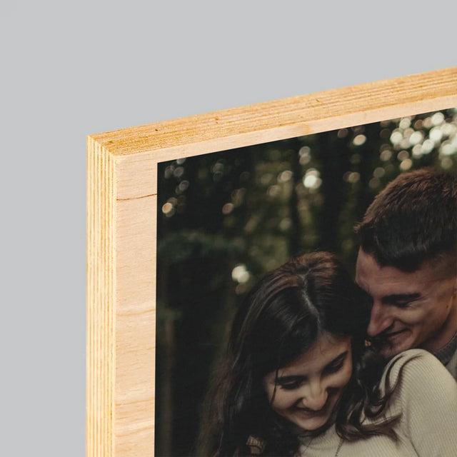 Fotka A Textem: Spotify S Kódem Qr - Tisk Na Dřevo