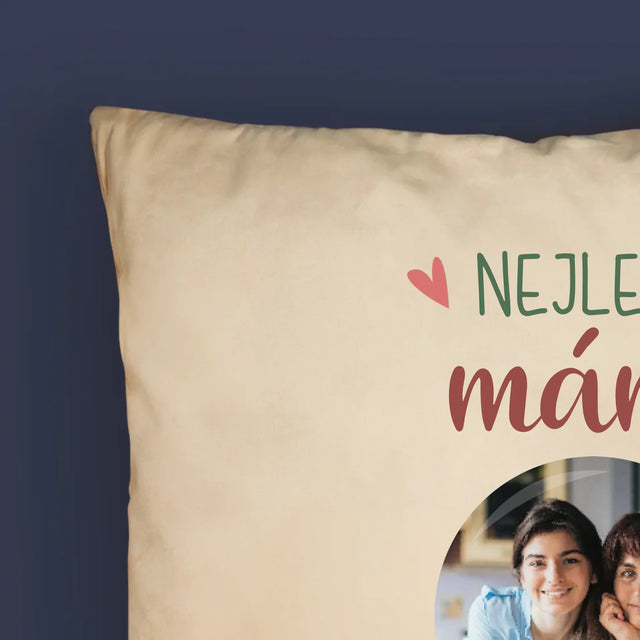 Fotka A Textem: Nejlepší Máma Svět - Polštář